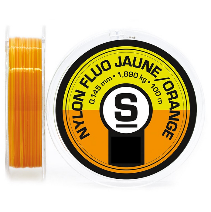 Pierre Sempe Nylon Sighter 100m [sz:0.14mm Cl:orange/yellow]