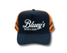 Bluey's Classic Trucker Cap - Navy/orange 
