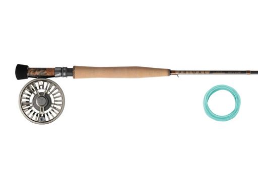 Primal Zen Fly Rod 10' #3 + Focus Reel + Mono Euro Line + 50m Backing Package