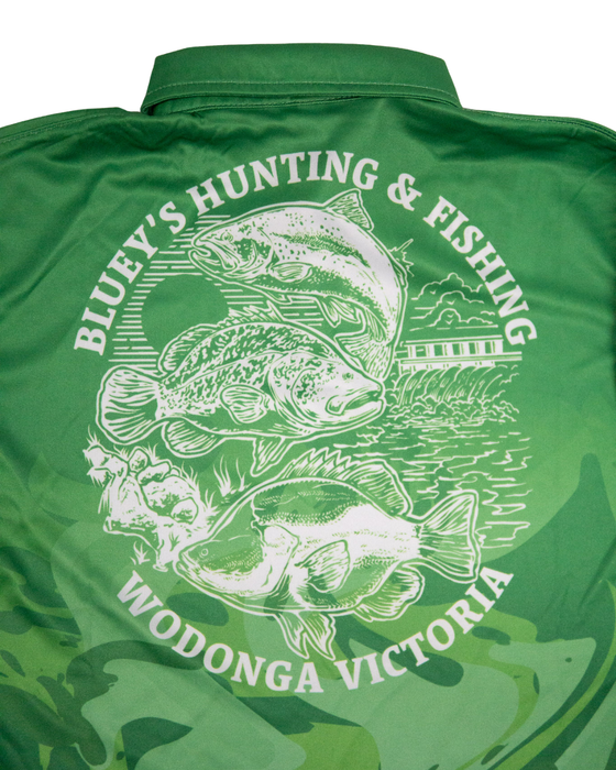 Blueys Adults Fishing Shirt [sz:xs Cl:lake Hume]