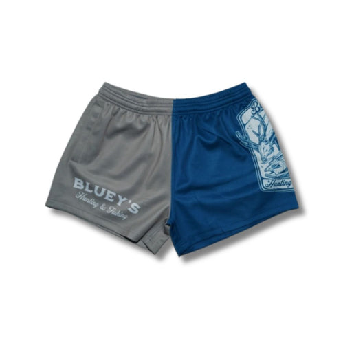 Bluey's Trout & Stag Footy Shorts - Side Zip Pocket [sz:xs]