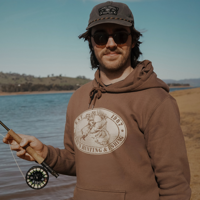 Bluey's Men's Red Stag Bandit Hoody