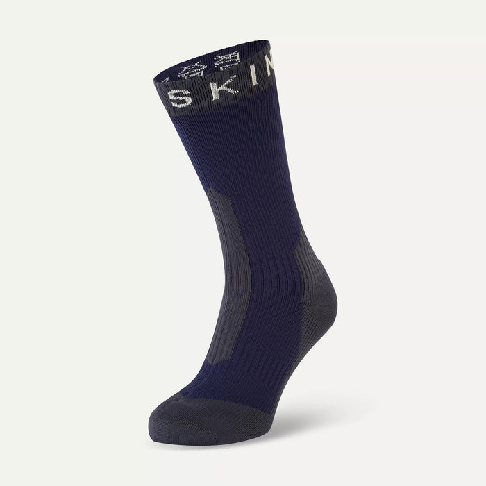 Sealskinz Waterproof Cold Weather Mid Length Sock [sz:m Cl:black/grey]