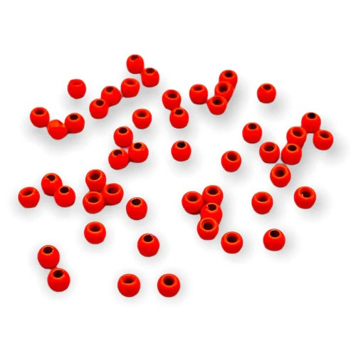Upavon Countersunk Painted Brass Beads [sz:2.4mm Cl:fluro Orange]
