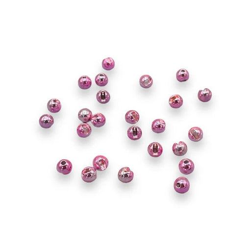 Upavon Slotted Metallic Tungsten Beads [sz:2.5mm Cl:light Pink]