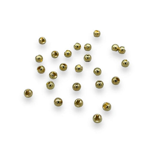 Upavon Slotted Metallic Tungsten Beads [sz:3.5mm Cl:gold]