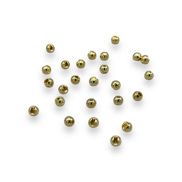 Upavon Slotted Metallic Tungsten Beads [sz:3.5mm Cl:gold]