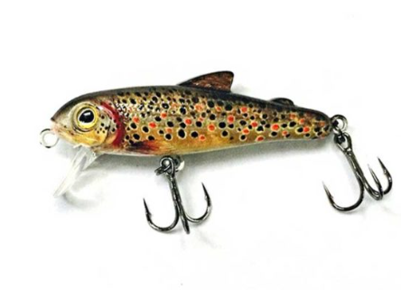 Bullet Lures 5cm Minnow Sinking [cl:brown Trout]
