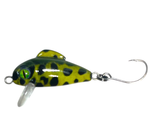 Bullet Lures 5cm Minnow Rattle [cl:green Leopard Tree Frog]