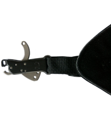 Carter Two Shot Release Black With Buckle Strap