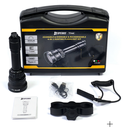 Speras Th4 Ir 4-in-1 Hunting Flashlight Kit