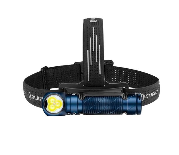 Olight Perun 3 Versatile Led Rechargeable Head Torch From Head To Hand [cl:midnight Blue]