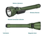 Olight Javelot Turbo 2 Powerful Rechargeable 1500m Hunting Torch [cl:od Green]
