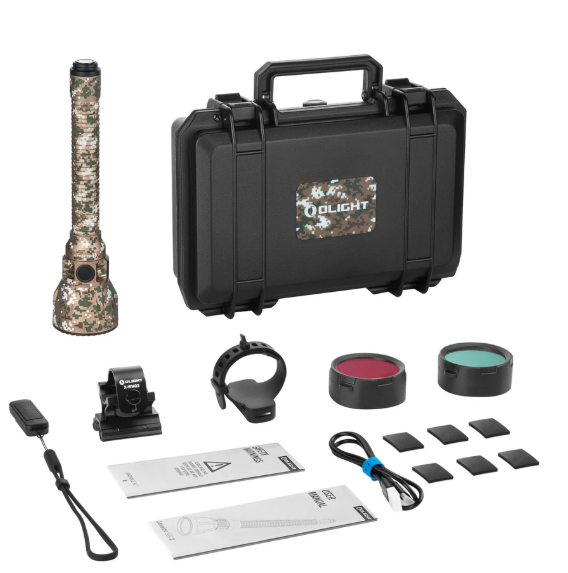 Olight Javelot Turbo 2 Powerful Hunting Torch Kit [cl:digital Camo]
