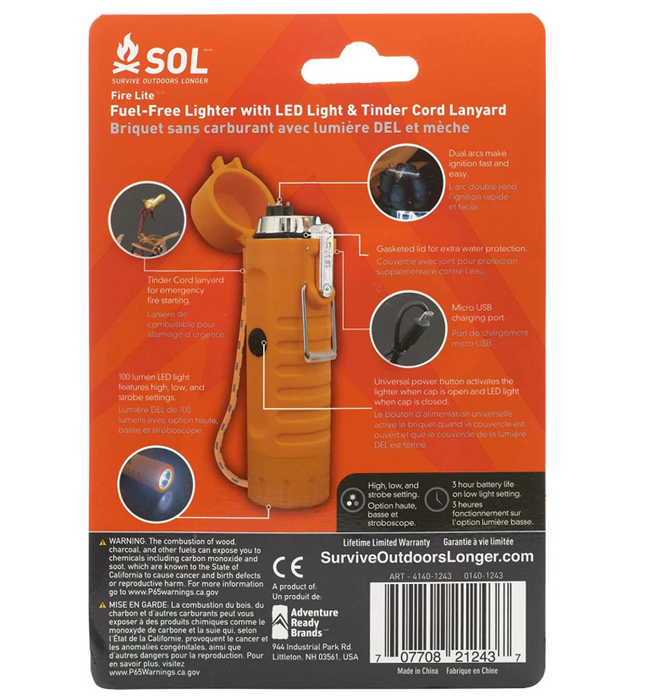 Sol Fire Lite Fuel-free Lighter