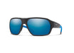Smith Deckboss Matte Black/blue With Chromapop Polarized Glass Lens