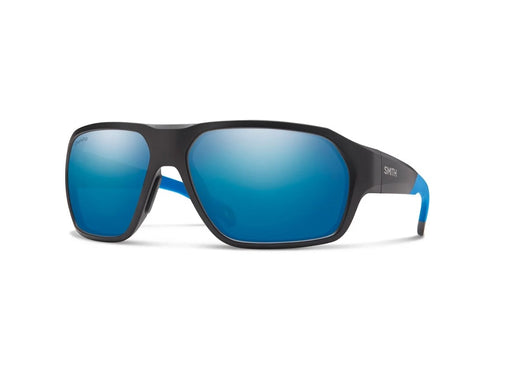 Smith Deckboss Matte Black/blue With Chromapop Polarized Glass Lens