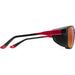 Smith Embark Tnf Matte Black/horizon Red With Chromapop Polarized Red Mirror Lens