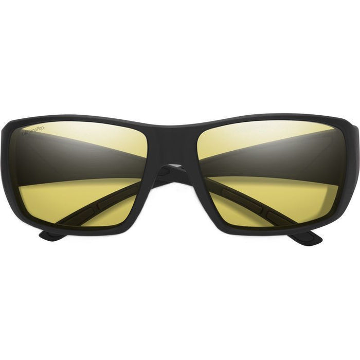Smith Guide Choice Xl Matte Black With Chromapop Polarized Low Light Yellow Glass Lens