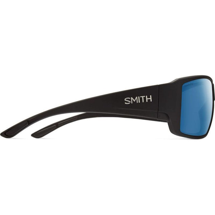 Smith Guides Choice S Matte Black With Chromapop Polarized Glass Blue Mirror Lens