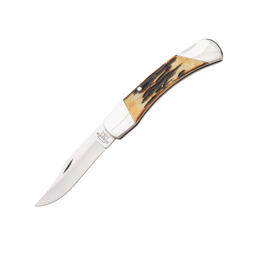 Bear & Son Knife 505 3 3/4'' Stag Lockback Knife
