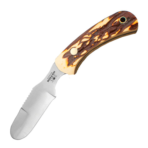 Bear & Sons 6 1/2" Stag Delrin Ergonomic Skinner