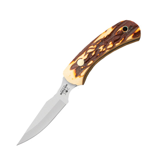 Bear & Sons 6 1/2" Stag Delrin Caper Knife