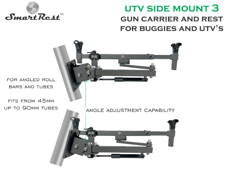 Smartrest Utv Gun Rack - Side Mount