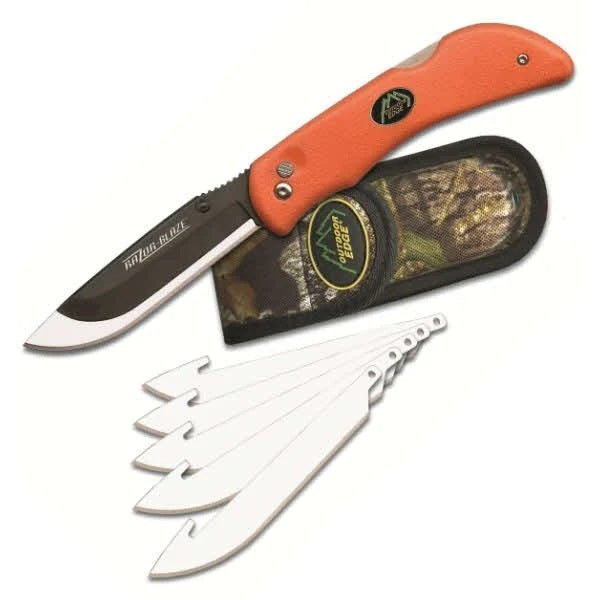 Outdoor Edge Razor-lite + 6 Spare Blades [cl:orange]