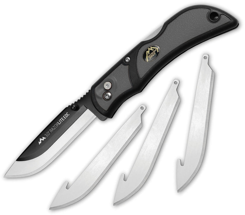 Outdoor Edge Razor-lite Edc + 6 Spare Blades [cl:grey]