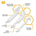 Outdoor Edge Razor Vx 3.0" Combo Blade Pack Ss (3 Drop Points - 2 Caping - 1 Gut Hook)