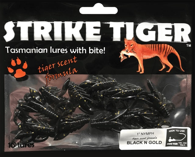 Strike Tiger 1'' Nymph [cl:black N Gold]