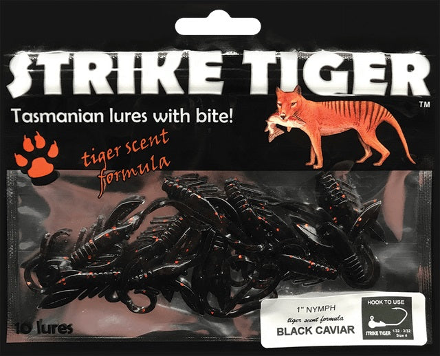 Strike Tiger 1" Nymph [cl:black Caviar]