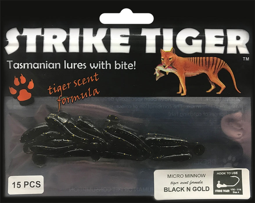 Strike Tiger Mirco Minnow - [cl:black N Gold]