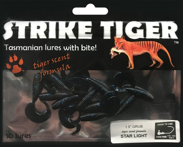 Strike Tiger 1.5" Grub [cl:star Light]