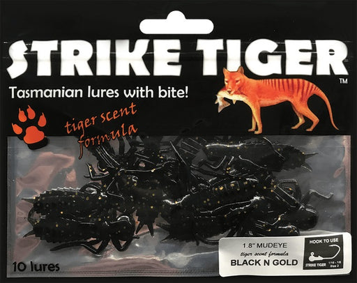 Strike Tiger 1.8'' Mudeye [cl:black N Gold]