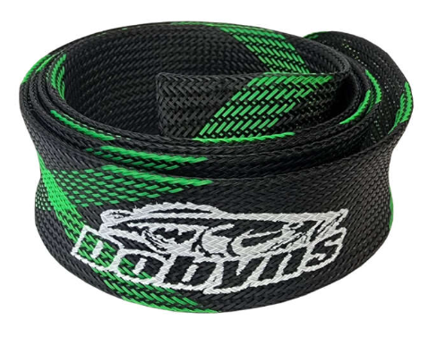 Dobyns Mesh Rod Sleeve Cast [sz:66" Cl:green/black]