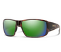 Smith Guides Choice Tortoise With Chromapop Glass Polarized Green Mirror Lens