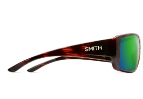 Smith Guides Choice Tortoise With Chromapop Glass Polarized Green Mirror Lens