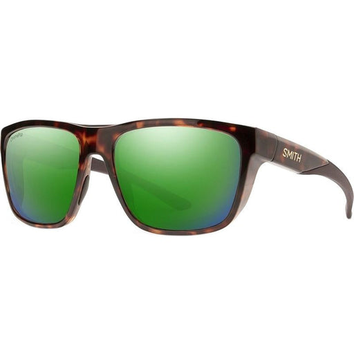 Smith Barra Tortoise With Chromapop Polarized Glass Green Mirror Lens