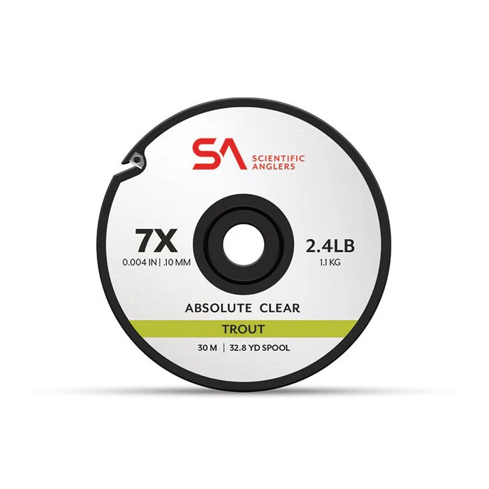 SCIENTIFIC ANGLERS ABSOLUTE TROUT TIPPET - 30M [Sz:3X]
