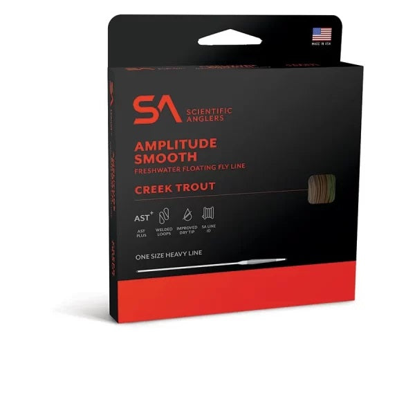 SCIENTIFIC ANGLERS AMPLITUDE SMOOTH CREEK TROUT FLY LINE [Sz:WF4F]