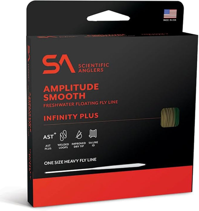 Scientific Anglers Amplitude Smooth Infinity Plus Taper - Mist Green/buckskin/willow [sz:wf3f]