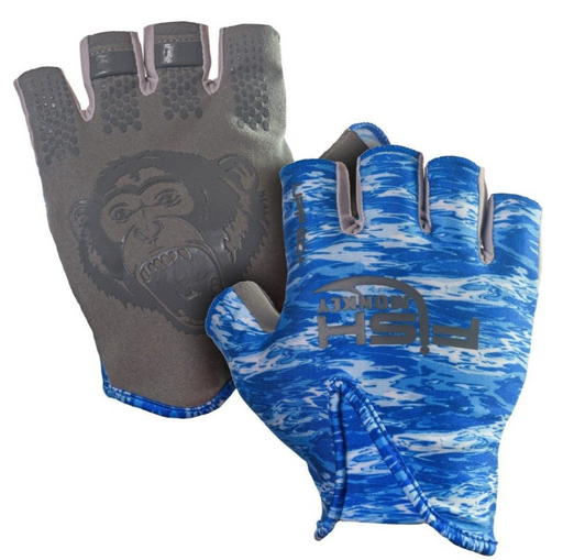 Fish Monkey Stubby Guide Glove [sz:s Cl:camo Blue]