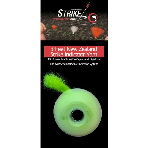 Strike Indicator New Zealand Wool Yarn Spool [cl:green]