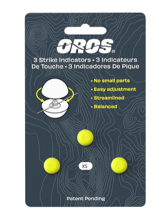 Oros Strike Indicators 3 Pack [sz:medium - 20mm Cl:chartreuse]