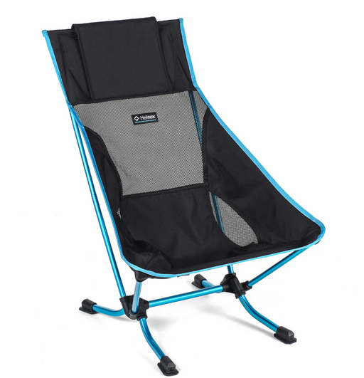 Helinox Beach Chair [cl:black/cyan Blue Frame]