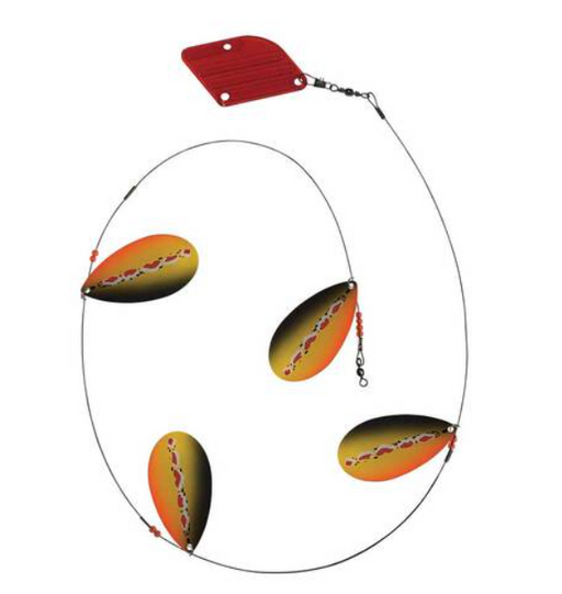 Tassie Devil Cow Bell Trolling Rig [cl:spotted Dog]