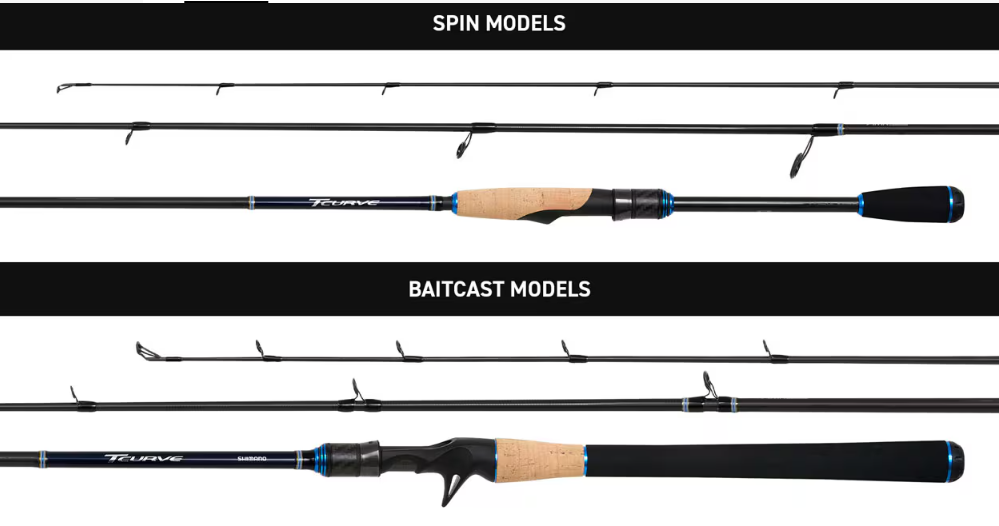 Shimano Tcurve Spin [sz:7'2" Medium 2pc 3-6kg]
