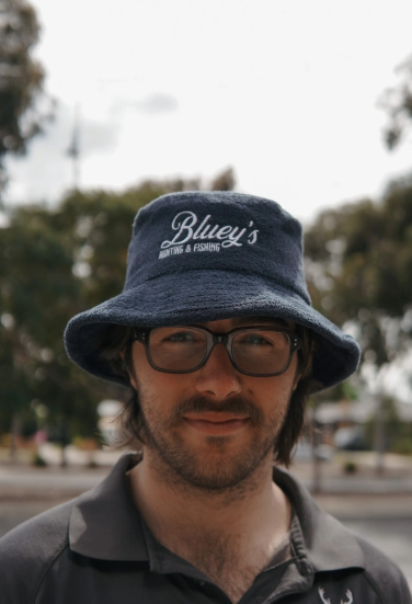 Blueys Towelling Bucket Hat - Navy [sz:m]